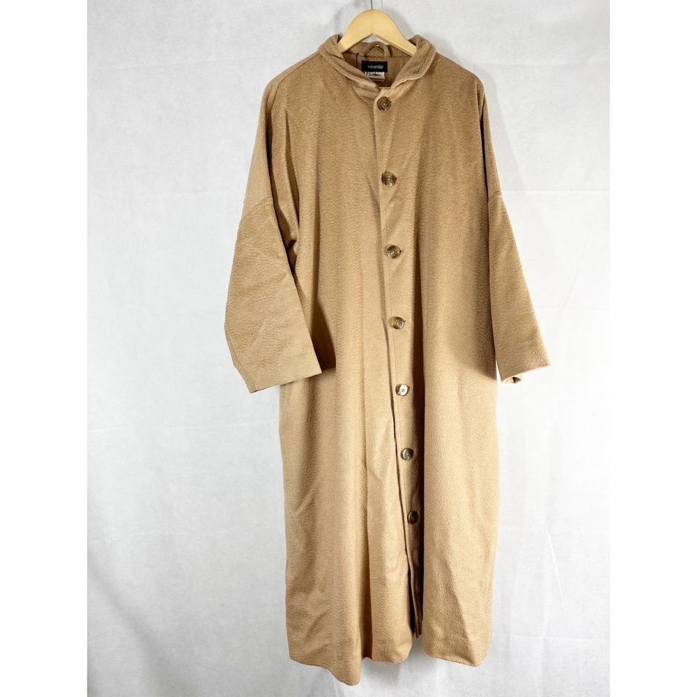 Eskandar Baby Camel Hair Lagenlook Coat Jacket Size 1 Brown